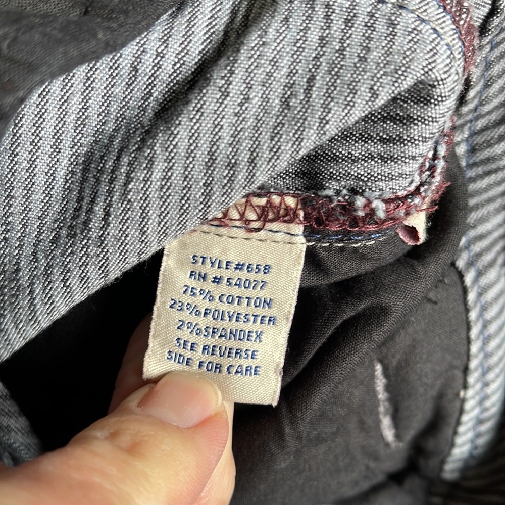 Vintage CAbi pinstripe flare jeans size 2 - Picture 9 of 9